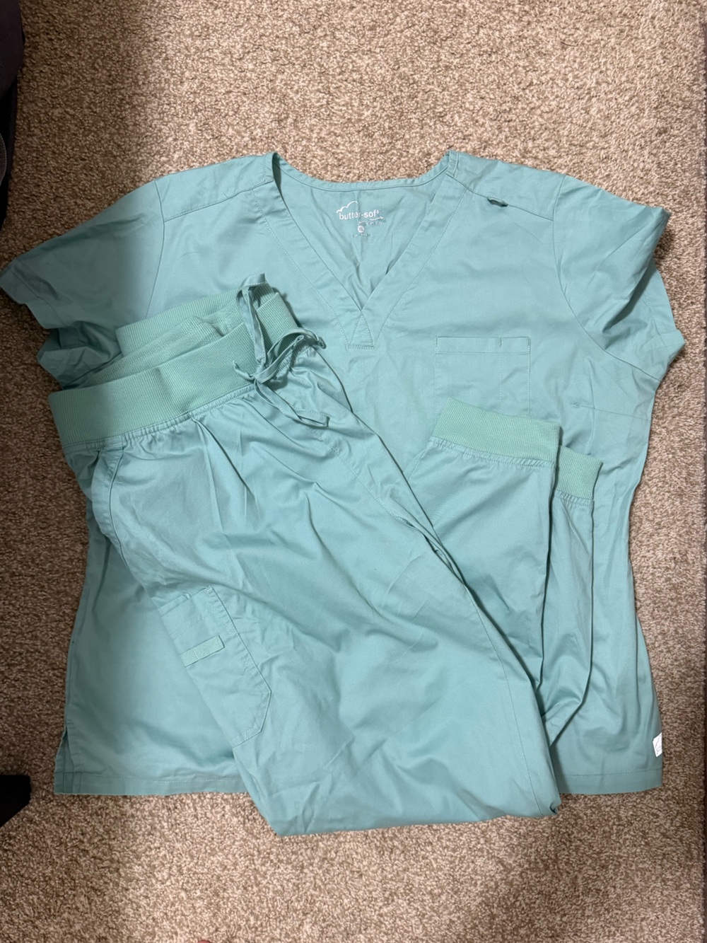 Uniform Advantage Teal Scrub Set